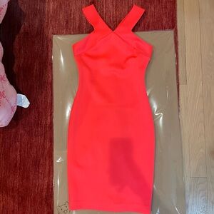 Ted Baker One-Shoulder Red Bodycon Dress